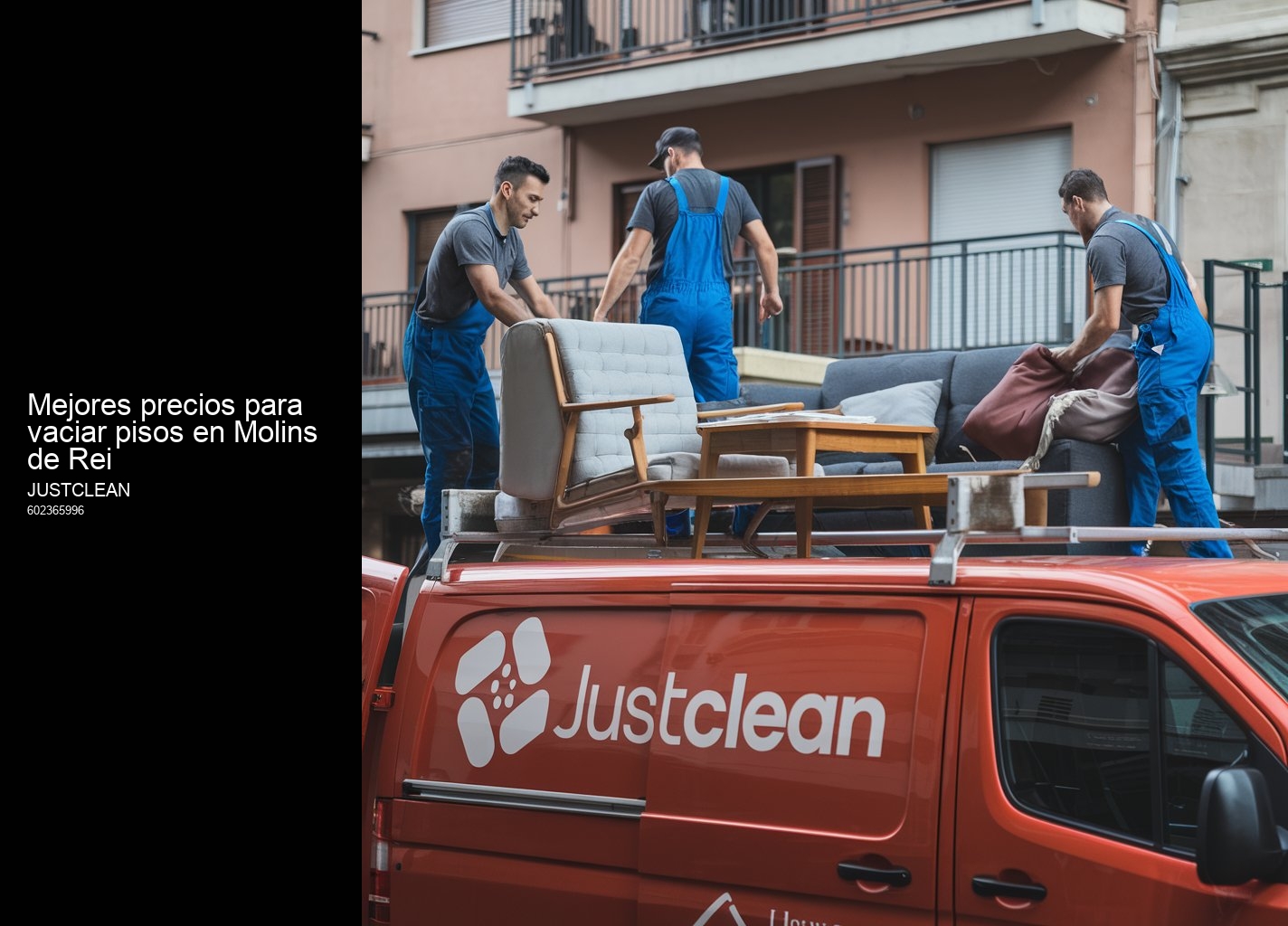 Vaciado de viviendas afectadas por síndrome de Diógenes en Molins de Rei